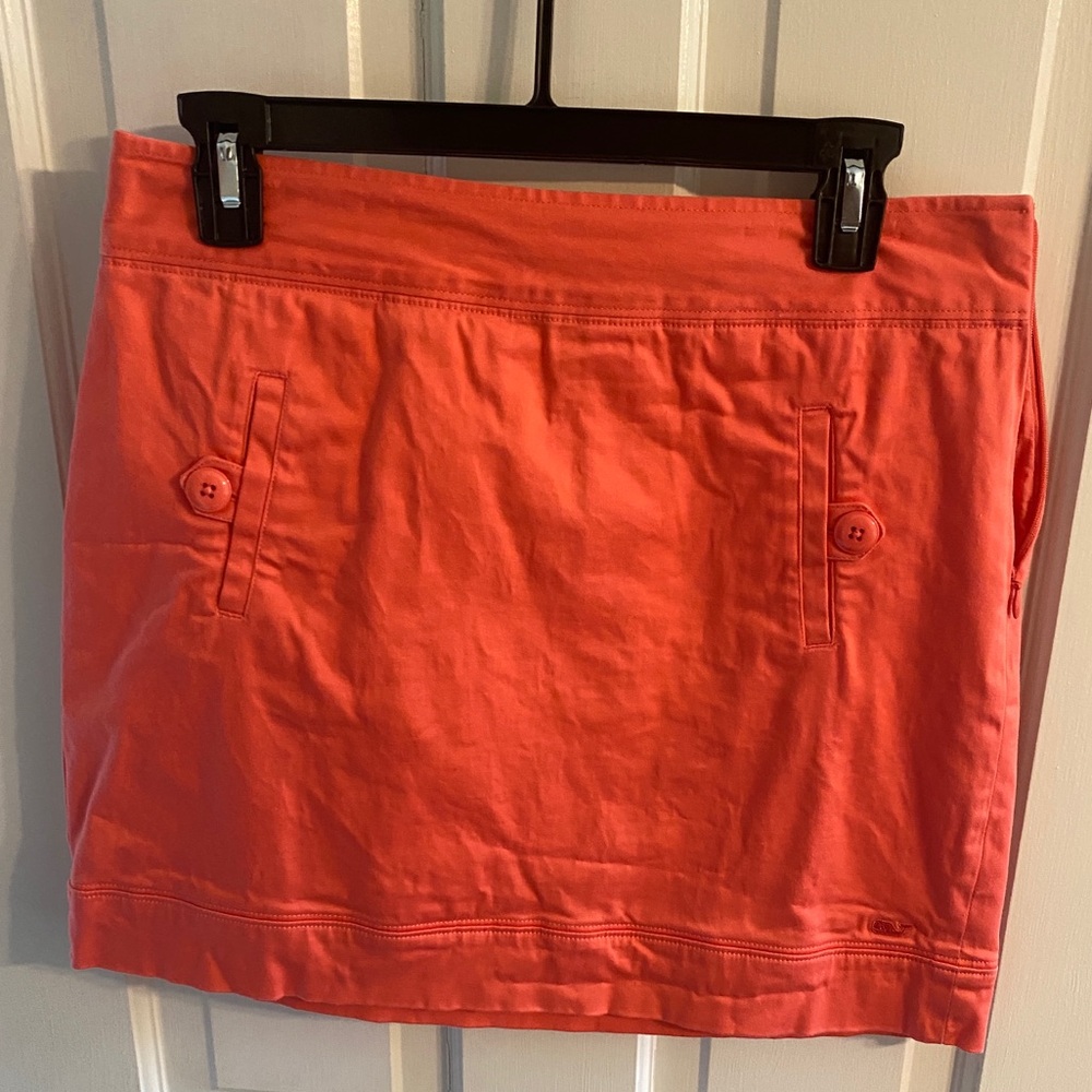 Vineyard Vines Coral Mini Skirt